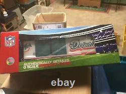 MIAMI DOLPHINS MTH TRAIN O GAUGE BOXCAR FREIGHT CAR 20-93265 railking double