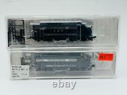 MICRO TRAINS #98701501 LOT of 2 N Scale EMD FT LOCOMOTIVES USA STATE CARS