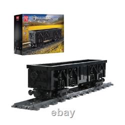 MOULD KING 12003 + 12003CX QJ Steam Train Locomotive with Extension Car Set MOC