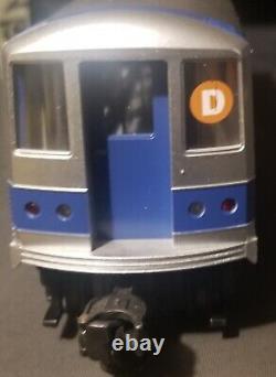 MTH 30-2161 MTA 4-Car Subway 3 Non-Powered 1 Powered Set New In Box D TRAINS