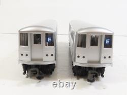 MTH 30-2163 MTA 2 Car Subway Non Powered Silver Car #4600 &4601 LN