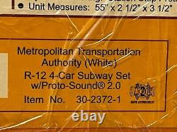 MTH 30-2372-1 and 30-2372-3 R-12 6-Car Subway Set withProto-Sound 2.0 Set NEW