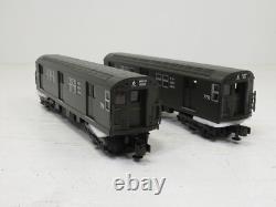 MTH 30-2446-3 MTA World's Fair R-26 2 Car Subway Add On Non Powered Set NIB