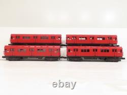 MTH 30-2727-1 MTA R-12 Red 4-Car Subway Set withProtosound 2 NIB