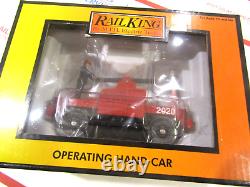 MTH Donald Trump & President Joe Biden Operating Hand Car O-Gauge Train Set of 2