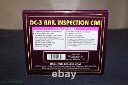 MTH O Scale 20-2242-1 Union Pacific #DC-3 Rail Inspection Car Proto Sound