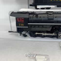 MTH Premier 20-3095-1 Virginian Y3 2-8-8-2 Steam Engin PS. 2 O Gauge New #736 BCR