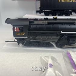 MTH Premier 20-3115-1 Chesapeake & Ohio Allegheny 2-6-6-6 Steam PS. 2 O New #1647