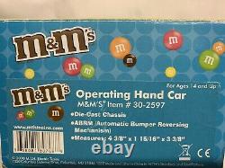 MTH RAILKING OPERATING M&Ms HAND CAR 30-2597! O GAUGE TRAIN MOTORIZED CANDY