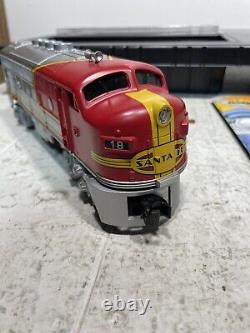 MTH Rail King 30-4098-0 Loco Sound Santa Fe Train O Gauge F-3 Train Only