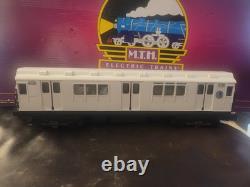 MTH Rail King R-12 Car Subway Car. White # 5803 Powered Ps 2.0