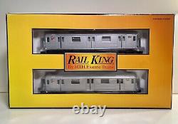 MTH RailKing 30-2671-1 4-Car NYC R62 Subway Set 4 Train LEXINGTON AVE EXPRESS