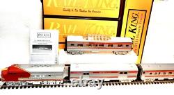 MTH Railking Santa-Fe F-3 Dual Motored Diesel & Three Passenger Cars-Protosounds