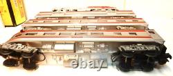 MTH Railking Santa-Fe F-3 Dual Motored Diesel & Three Passenger Cars-Protosounds