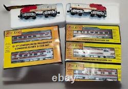 MTH Santa Fe Super Chief F3 Diesel Streamlined Passenger Car Set #30-4021-1 Read