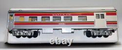 MTH Santa Fe Super Chief F3 Diesel Streamlined Passenger Car Set #30-4021-1 Read