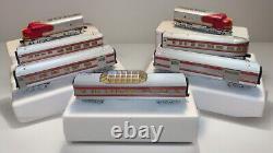 MTH Santa Fe Super Chief F3 Diesel Streamlined Passenger Car Set #30-4021-1 Read