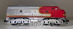 MTH Santa Fe Super Chief F3 Diesel Streamlined Passenger Car Set #30-4021-1 Read