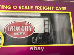 MTH Trains 0 Scale IRON CITY BEER Operating Reefer Car withRamp NIB