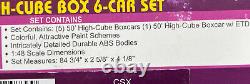 MTH Trains CSX 50' High Cube Box Car Set of 6 20-90415 (NEW IN BOX)