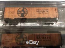 MTL MICRO-TRAINS N 993 01 280 AT&SF WEATHERED, LOCO, 3 CARS&CABOOSE optional dcc