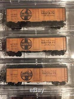 MTL MICRO-TRAINS N 993 01 280 AT&SF WEATHERED, LOCO, 3 CARS&CABOOSE optional dcc