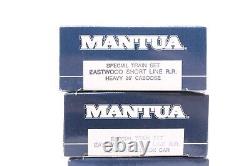 Mantua HO Scale Special Eastwood Short Line R. R. Locomotive and Train Set 5 pcs