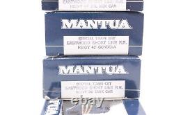 Mantua HO Scale Special Eastwood Short Line R. R. Locomotive and Train Set 5 pcs