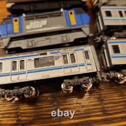 Many Rare Items B-Train Shorty JR Locomotive and Commuter Type Lead Car Set F/S