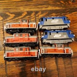 Many Rare Items B-Train Shorty JR Locomotive and Commuter Type Lead Car Set F/S