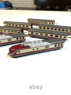 Marklin 8873 VT 11.5 TEE Trans Europ Express Train Set Z scale With Extra Cars