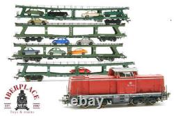 Märklin Hamo DB 212 215-8 Locomotive + fleischmann 4 Freight Cars 187 E