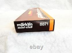 Marklin Mini-Club Z 8871 ICE self-propelled pass train w two powered cars-ln wb