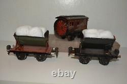 Marklin Prewar O Gauge Train Consist Snow Plow Dump Cars Vintage Original German