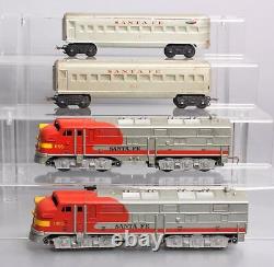 Marx 1095 Vintage O Santa Fe Diesel Locomotives & Passenger Cars 4