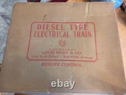 Marx 9603 O Gauge 6000 Southern Pacific AA Diesel Train Set with Original Box