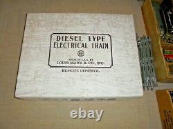 Marx Three Vintage Train Sets & Bunch Of Freight Cars O Gauge