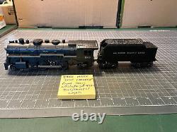 Marx Train RARE SIDE CYLINDER SMOKER 1666 Locomotive Engine & Tender RUNS SMOKES