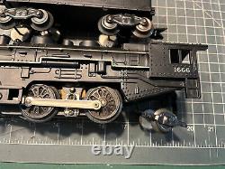 Marx Train RARE SIDE CYLINDER SMOKER 1666 Locomotive Engine & Tender RUNS SMOKES