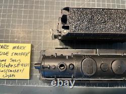 Marx Train RARE SIDE CYLINDER SMOKER 1666 Locomotive Engine & Tender RUNS SMOKES