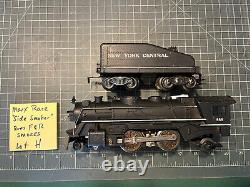 Marx Train RARE SIDE CYLINDER SMOKER 666 Locomotive Engine & Tender RUNS SMOKES