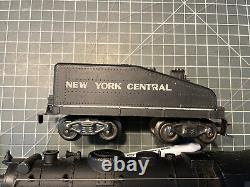 Marx Train RARE SIDE CYLINDER SMOKER 666 Locomotive Engine & Tender RUNS SMOKES