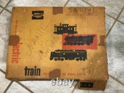 Marx Train Set U. P. Orange Diesel Cars Paper Work Box Read All Details