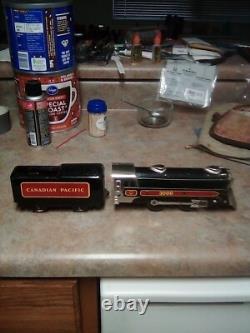 Marx Trains Canadian Pacific 3000 Engine With Matching Tender