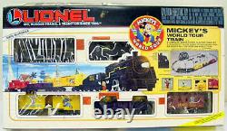 Micky's World Tour Lionel 11721 Never used 100% complete new cars, train