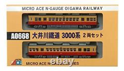 Micro Ace N scale igawa Railway 3000-series 2cars Set A0668 Model Train Japan