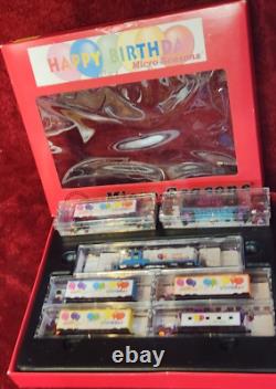 Micro Train Happy birthday Micro Seasons Train Engine Set 2006 + 2 bonus cars