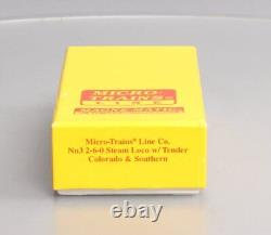 Micro-Trains 15902 Nn3 Brass Colorado & Southern 2-6-0 Steam Locomotive & Tender