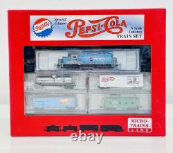 Micro Trains N Pepsi-Cola Special Edition Tabletop Train Set 1501 New Open Box