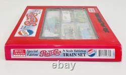 Micro Trains N Pepsi-Cola Special Edition Tabletop Train Set 1501 New Open Box